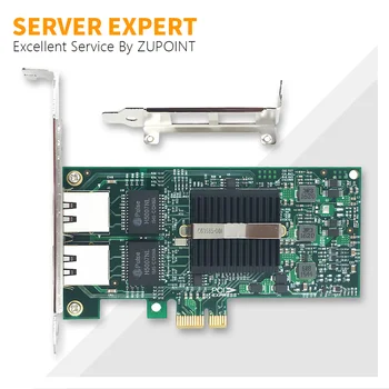 ZUPOINT 82575EB Gigabit Server Adapter Dual Port PCIe OEM Network Interface Controller E1G42ET/EF/E1G44ET Võrgu Kaart
