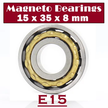 E15 Magneto Laagri 15*35*8 mm ( 1 TK ) Nurk Kontakt Eraldi Alalise Mootor kuullaagrid EN15 FB15