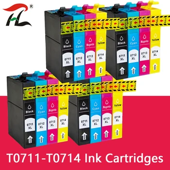 T0711 ink cartridge for Epson Stylus SX110 SX215 SX218 SX400 SX405 SX410 SX415 SX510W SX515W DX7400 printer