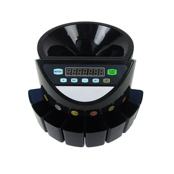 Led-Ekraan Automaatne Elektrooniline Digitaalne Mündi Counter Sorteerija XD-9002(kohandatav) Elektri-Mündi Sorteerija 220V/110v