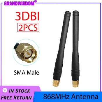 2tk 868MHz 915MHz Antenn 3dbi SMA Isane Pistik GSM 915 MHz 868 asjade interneti antenn väljas signaali repeater antenn veekindel Lorawan