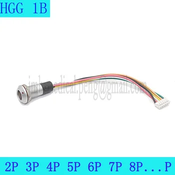 HGG.1B 2 3 4 5 6 7 8 10 12 14 16 Pin-Keevitus Termina Connecting Line Socket Pingeline Või Vacuumtight (Veekindlad Kui Paaritatud)