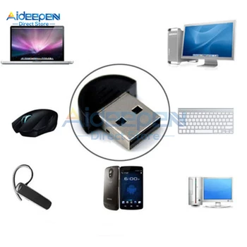 Mini USB Bluetooth V2.0 V1.2-Adapter-Vastuvõtja, Saatja, Traadita USB 1.1/1.2 Dongle Arvuti Sülearvuti, Win 7/8/10/XP