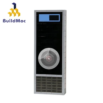 BuildMoc Ruumi Odysseys Sülearvuti Office Maja HAL9000 Arvuti ehitusplokid Set High-Tech Kohver Mudel Tarvikud Mänguasi Tellised