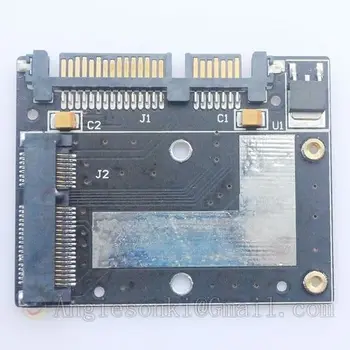 Kaardi Pesa 52 Pin-50mm Mini PCI-E MSATA SSD HardDisk Converter 2,5