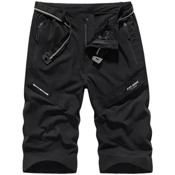 Väljas cargo püksid meestele suvel 2023 uued töörõivad kärbitud püksid meeste lahtine liitmik sirge toru vabaaja püksid streetwear
