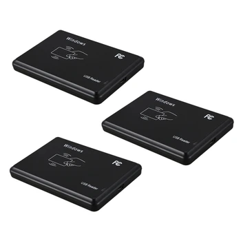 3X USB RFID Desktop ID-Kaardi Lugeja Kontaktivaba Kaardi Lugeja