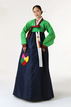 Daamid Hanbok Etapp Hanbok Korea Etnilise Hanbok Korea Etenduskunstide Hanbok Kollektiivsete Töötulemuste Hanbok