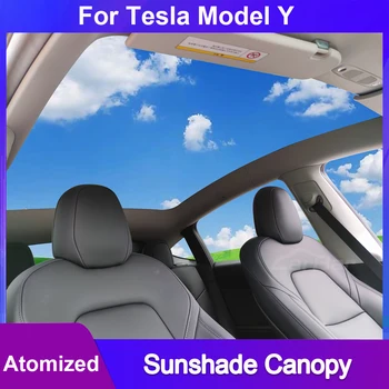 Carbar Pihustatud Elektrilised Päikesevarju Võrade Tesla Model Y 2021 2022 Kohandamine Temperatuur Katuseluuk, Võrade Klaas