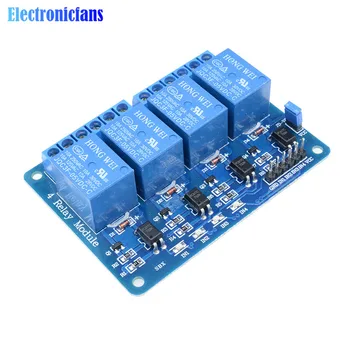 5V 4 Channel Relee Moodul Arduino 4-Channel Optocoupler Relay Control Board Kodu Smart Switch With LED Indikaator Wholesales