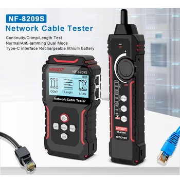 NF-8209S Võrgu Kaabel Tracker Lan Meetme Tester Network Tools LCD Ekraan Pikkus Wiremap Tester Kaabel Tracker