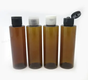 30 X 150ml Amber PET šampoon-Kreem pudel 150cc plastikust kosmeetika konteiner 5oz moodustavad šampoon Konteiner pakend