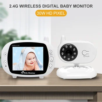 3.2 Cal Elektrooniline Lapsehoidja Kõrge Resolutsiooniga Kaamera Lapsehoidja Baby Turvalisuse Video Telefoni ja Audio Temperatuuri Jälgimise Kodu Parim