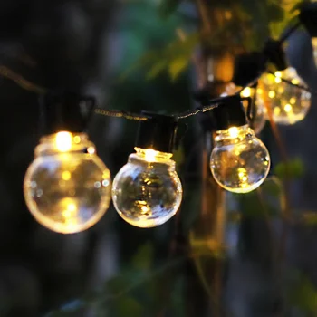 LED String Tuled Jõulud Vanik Tänava Lamp Uue Aasta Pidu Puhkus Pulm G50 Pirn String Tuled Aia Kaunistamiseks Väljas