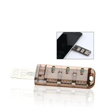 6-Pesa SIM Kaardi Adapter Multi-SIM-Kaardi Lugeja Mini SIM-Nano Sõltumatu Kontrolli Lüliti iPhone 5/6/7/8/X