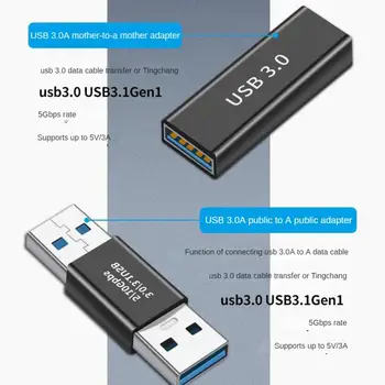 USB3.0 Adapter USB-Naiste ja Meeste Laiendamine Converter 5Gbps Gen1 Mees Mees Connector USB Type C Pesa USB 3.0 Pistik