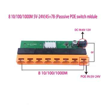 OEM Uus mudel 8-Port Gigabit Switch Desktop RJ45 Ethernet Switch 10/100/1000mbps Gigabit Lan lüliti rj45 tp-link