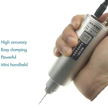 0.3-4mm Mini Mikro Electric Drill Alumiinium Käsi Kaasaskantavate käeshoitavate Puurida Graveerija Pen Veski Koos/ Toide, Pöörlevad Tööriistad