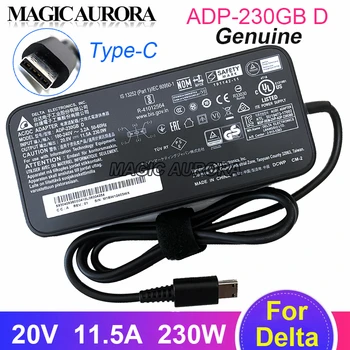 Originaal Delta ADP-230GB D 20V 11.5 A 230W Arvuti USB Laadija MSI GE66 GP76 GE76 MS-1541 A17-230P1B Mängude Sülearvuti Adapter