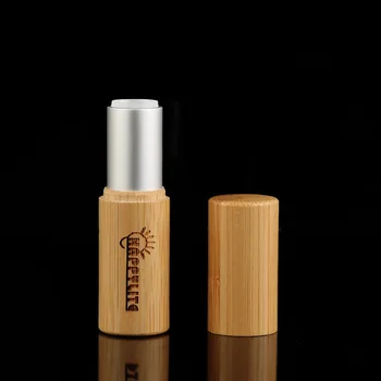 Hulgi Graveerimine Kosmeetikatoodete Pakendid 5ml Bambusest Huulepulk torud Pudel Toodete Bambuse Kaas