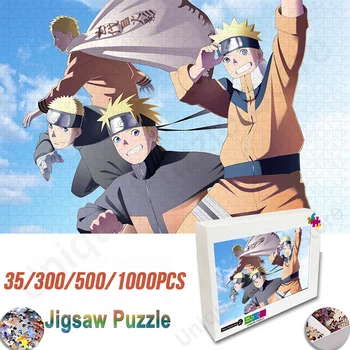 Naruto Puidust Pusle, Koomiks, Anime Tähemärki Puzzle Diy Juhend Mänguasjad Haridus Mänguasjad, Pusled Lastele & Täiskasvanute Kingitused