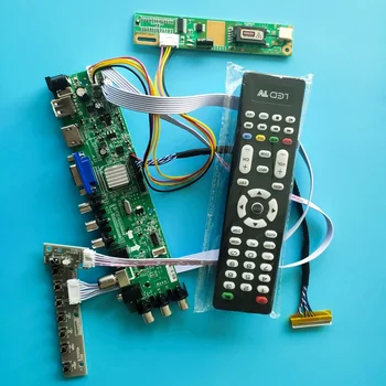Komplekt LP154WX4-TLF1/LP154WX4-TLCC HDMI Digitaalse VGA 1 CCFL 1280X800 30pin TV, USB-AV-LCD DVB-T2 juhatuse Paneel remote Controller